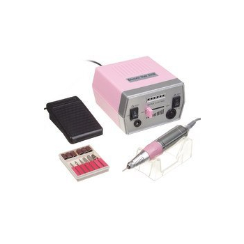 Frezarka do manicure JD700 Różowa + zestaw frezów